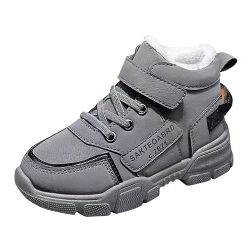 Deals, Schuhe Kinder 35 Mädchen rutschfest Leicht Thermostiefel Winterboots Freizeit Wanderschuhe Bequemer Wasserdicht Schneestiefel Bequeme Schwarz Stiefel Winterschuhe von Cvanxluy