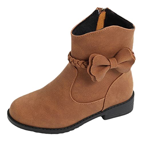 Hallenschuhe Fussball Kinder, Unisex Kinder Winterschuhe 23 Warme Schneestiefel Schuhe Wasserdicht Outdoor Gummistiefel Regenstiefel Schwarz Kurze Regenschuhe Stiefel für Jungen und Mädchen von Cvanxluy