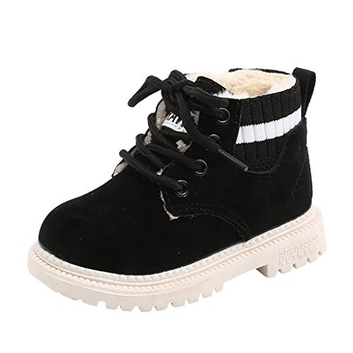 Hallenschuhe Kinder 26 mädchen, Unisex Kinder Gummistiefel Halbschaft Schwarz Basic Regenstiefel Boots Kurze Warm Winterschuhe Leicht Bequemer Kurzstiefel Regenschuhe für Jungen und Mädchen von Cvanxluy