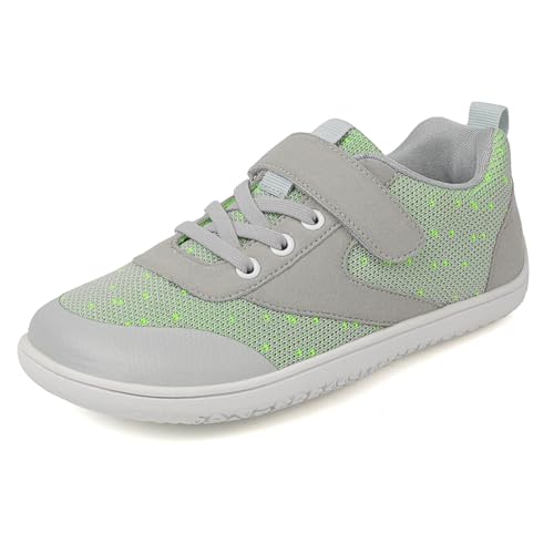 Hallenschuhe für Jungen 36 Komfort Hallenturnschuhe Sneaker Mädchen Outdoor Kinderschuhe Sportschuhe rutschfest Leichtes Schuhe Atmungsaktive Weiß Turnschuhe Straßenlaufschuhe von Cvanxluy