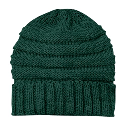 Herren mütze Winter, Unisex Strickmütze Basic Beanie, Winter Strickmützen Hat Warm Elastisch Mütze Mützen Dick Atmungsaktiv Laufmützen Wintermützen Bequem Beanie Wintermütze Bündchen von Cvanxluy