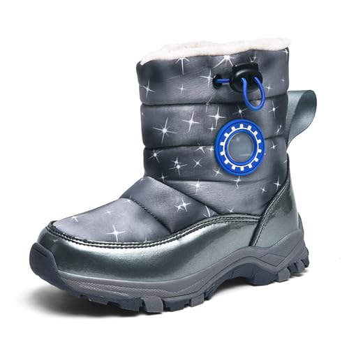 Meine bestellungen anzeigen, Schuhe Kinder 27 Wasserdicht Bequeme Kinderstiefel Boots Bequemer Leicht Wanderschuhe Unisex Warm Stiefel Winterstiefel Winter rutschfest Sportschuhe Kinderschuhe von Cvanxluy