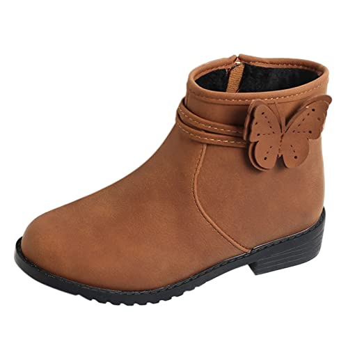 Schuhe Kinder 35 Mädchen Wasserdicht Winter Stiefel Sportschuhe Gefütterte Bequeme Winterstiefel Winterboots Freizeit Fitness Wanderschuhe Kinderstiefel Leicht Unisex Kinderschuhe Barfussschuhe von Cvanxluy