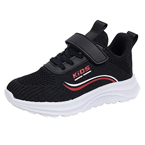 Sneaker Kinder 31 Breeze Laufschuhe Tennisschuhe rutschfest Komfort Fitnessschuhe Sportschuhe Sport Freizeit Straßenlaufschuhe Hallenturnschuhe Bequeme Jogging Hallenschuhe Turnschuhe von Cvanxluy