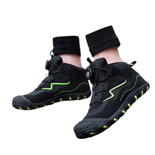 Winterschuhe Jungen 36 gefüttert, Winterschuhe Kinder 36 Wasserdicht Freizeit Winterstiefel Schuhe Bequemer Winter Wanderschuhe Schneestiefel rutschfest Gefütterte Sportschuhe Boots Fitness Unisex von Cvanxluy