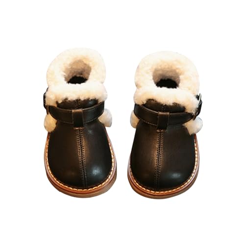 Winterschuhe Kinder Mädchen 18 Leicht Bequemer Stiefeletten Thermostiefel Warm rutschfest Winterstiefel Stiefel Freizeit Gummistiefel Boots Bequeme Fitness Kinderstiefel Wanderschuhe von Cvanxluy