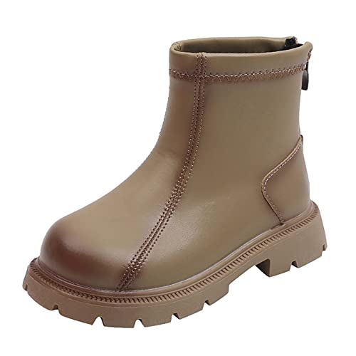 Winterschuhe Kinder Mädchen 30 Thermostiefel Boots Warm Winter Barfussschuhe Freizeit Outdoor Stiefel Sportschuhe Bequeme Winterstiefel Basic Classic Kinderstiefel Schuhe von Cvanxluy