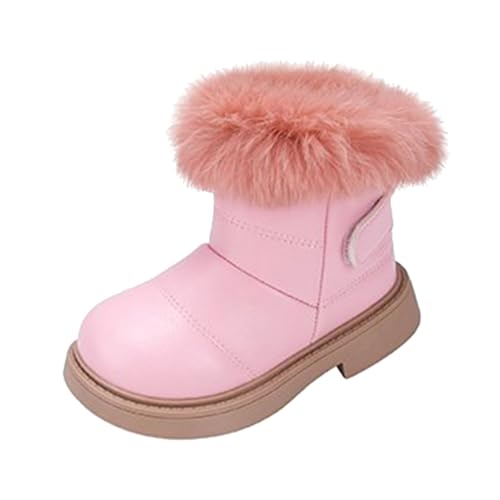 Winterschuhe Kinder mädchen 25, Schuhe Kinder 27 Mädchen Fitness Freizeit Winterstiefel Kinderschuhe Bequemer Gefütterte Gummistiefel Winterboots Wasserdicht Unisex Wanderschuhe Boots rutschfest von Cvanxluy