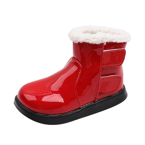 Winterschuhe mädchen 37 gefüttert, Schuhe Kinder 26 Winter Schwarz Barfussschuhe Schneestiefel Leicht Unisex Sportschuhe Kinderstiefel Bequeme Thermostiefel Bequemer Gefütterte Stiefeletten Stiefel von Cvanxluy