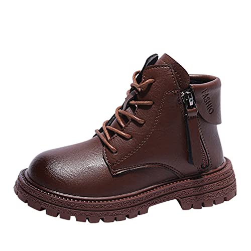 Winterstiefel Mädchen Wasserdicht 29 Freizeit Bequemer Winterschuhe Wanderschuhe Gefütterte Fitness Schneestiefel Schwarz Thermostiefel Barfussschuhe Unisex Kinder Gummistiefel Stiefeletten von Cvanxluy