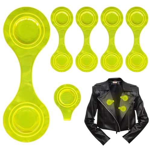 Cxqbsmy 6 Stück Magnetische Reflektoren, 6 Stück Reflektierende Ansteckmagnete für maximale Sichtbarkeit, Sicherheits Reflektor für Rucksack, Jacke, Kleidung, Kinderwagen, Joggen, Fahrrad Cxqbsmy 6 Stück Magnetische Reflektoren, 6 Stück Reflektierende Ansteckmagnete für maximale Sichtbarkeit, Sicherheits Reflektor für Rucksack, Jacke, Kleidung, Kinderwagen, Joggen, Fahrrad von Cxqbsmy