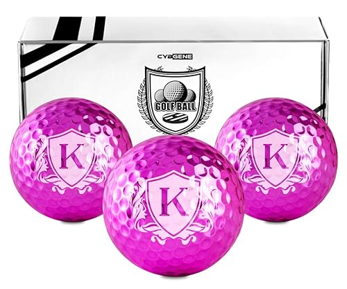 CybGene Golf-Geschenke für Frauen, einzigartige, personalisierte farbige Golfbälle, cooles Zubehör für Golfer, Golfliebhaber, für Geburtstag und Weihnachten von CybGene