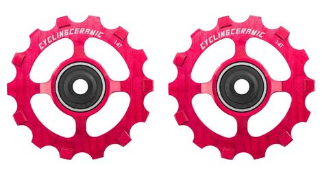 cyclingceramic narrow 14t schaltwerksrollen fur sram 12v schaltwerk rot cyclingceramic narrow 14t schaltwerksrollen fur sram 12v schaltwerk rot von CyclingCeramic
