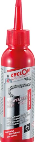 Cyclon Unisex – Erwachsene All Weather Lube Kettenfett, Rot/grau, 125 ml von Cyclon