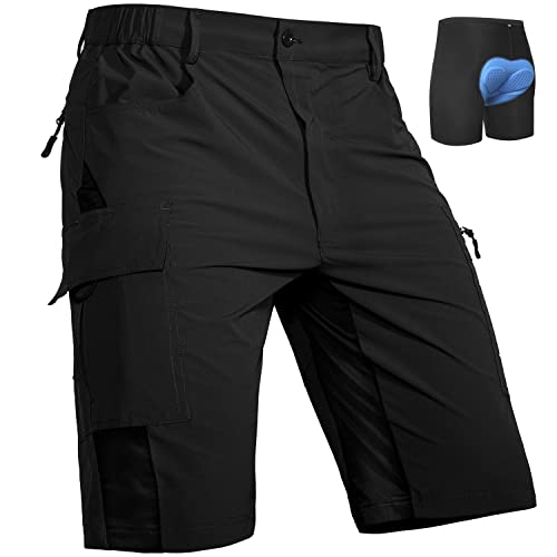 Cycorld MTB Hose Herren Radhose, Schnelltrocknend MTB Shorts mit Sitzpolster, Elastische Farradhose Outdoor Sport Herren MTB Bike Shorts Neu Schwarz mit Unterwäsche M Cycorld MTB Hose Herren Radhose, Schnelltrocknend MTB Shorts mit Sitzpolster, Elastische Farradhose Outdoor Sport Herren MTB Bike Shorts Neu Schwarz mit Unterwäsche M von Cycorld