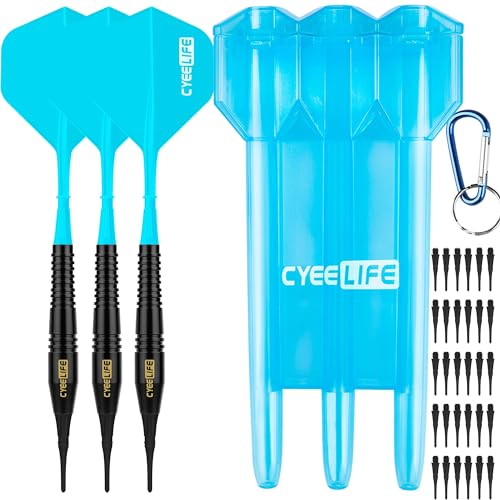 CyeeLife 18 Gr. Softdarts Dartpfeile mit Aufbewahrungsbox und Ersatzspitzen CyeeLife 18 Gr. Softdarts Dartpfeile mit Aufbewahrungsbox und Ersatzspitzen von CyeeLife