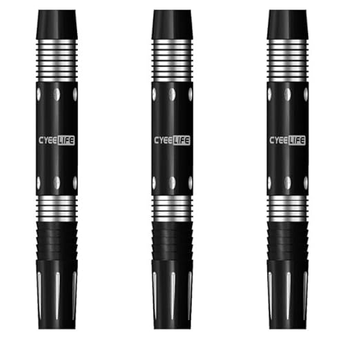 CyeeLife 18g Tungsten Soft Dart Barrels 90% ZG04 Schwarz von CyeeLife