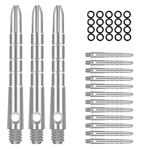 CyeeLife Aluminum Dart Schäfte 15 Stück,2BA Dartpfeile Stems 40mm Silbrig CyeeLife Aluminum Dart Schäfte 15 Stück,2BA Dartpfeile Stems 40mm Silbrig von CyeeLife