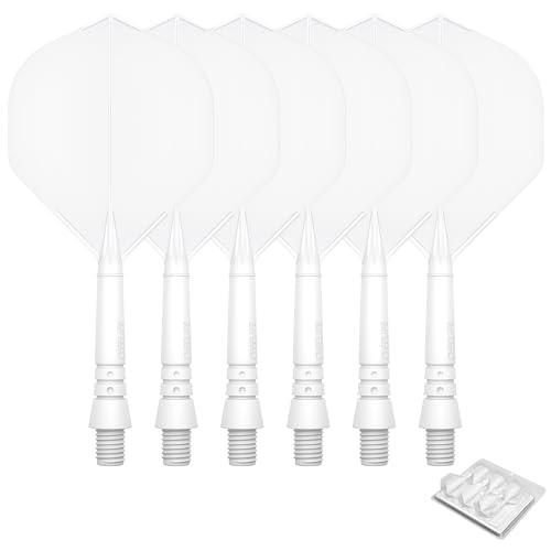 CyeeLife Dart Schäfte und Flights aus einem Stück,2BA Dartpfeile Zubehör Weiß CF02 CyeeLife Dart Schäfte und Flights aus einem Stück,2BA Dartpfeile Zubehör Weiß CF02 von CyeeLife