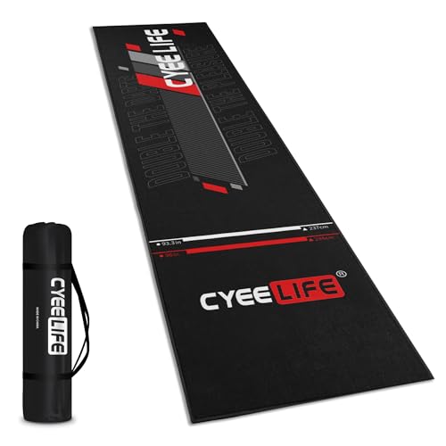 CyeeLife Carpet Mat 297 X 66cm, Mit Rutschfester Unterseite aus Gummi,Professionelle Dartmatte zum Schutz des Bodens und der Dartpfeile CyeeLife Carpet Mat 297 X 66cm, Mit Rutschfester Unterseite aus Gummi,Professionelle Dartmatte zum Schutz des Bodens und der Dartpfeile von CyeeLife