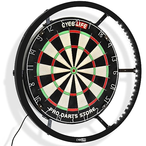 CyeeLife Dartleuchte für Stahl-Dartscheibe,Schwarz Dartboard Licht 360° LED CyeeLife Dartleuchte für Stahl-Dartscheibe,Schwarz Dartboard Licht 360° LED von CyeeLife