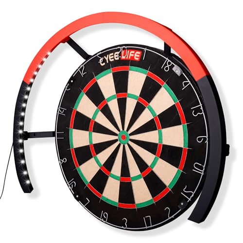 CyeeLife Dartboard Beleuchtung LED Licht für Dartscheiben,Dartscheiben LED Beleuchtungssystem,Dart Light Passt Sicher auf alle Dart Board,Dartlicht Einfache Montage und Extrem tragbar von CyeeLife