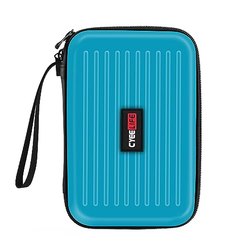 CyeeLife-dartpfeile Tasche für 6 Dartpfeile Softdarts und Steeldarts,Dart case Tragetasche Zubehör,Blau von CyeeLife