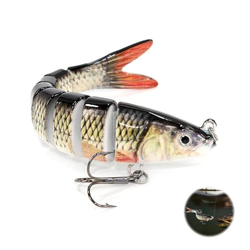 Angelköder, Kunstköder, Spinnköder, Fische Angeln Set, Wobbler Jerkbait,Barsch, im Meer, ideal zum Angeln auf Hecht, Barsch, Forelle – 27 g, langlebiger ABS-Kunststoff Angelköder, Kunstköder, Spinnköder, Fische Angeln Set, Wobbler Jerkbait,Barsch, im Meer, ideal zum Angeln auf Hecht, Barsch, Forelle – 27 g, langlebiger ABS-Kunststoff von Cylocrya