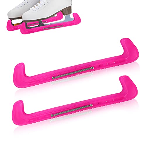 Cyrank 1 Paar Schlittschuh-Schutzvorrichtungen, Schlittschuh Kufenschutz, Sport Hockey Blade Guards, Schlittschuhschoner Kufenschoner Schlittschuhe, Eishockey Skate Blade Guards Abdeckungen von Cyrank