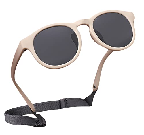 Cysocool Baby Polarisierte Sonnenbrille mit Band 0-36 Monate Kinder Jungen Mädchen Sonnenfilter UV400 Schutz Sonnenbrille Flexiblen Gummi Rahmen Neugeborene Kleinkind Sonnenbrillen Cysocool Baby Polarisierte Sonnenbrille mit Band 0-36 Monate Kinder Jungen Mädchen Sonnenfilter UV400 Schutz Sonnenbrille Flexiblen Gummi Rahmen Neugeborene Kleinkind Sonnenbrillen von Cysocool