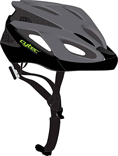 CYTEC Unisex – Erwachsene Leader 2.10 Fahrrad-Helm, Grau/Schwarz/Matt, 58 von CYTEC