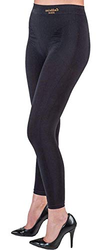 CzSalus Elegante, schlankmachende Lange Hose, Leggings mit Push-Up-Effekt mit Koffein - schwarz Größe L CzSalus Elegante, schlankmachende Lange Hose, Leggings mit Push-Up-Effekt mit Koffein - schwarz Größe L von CzSalus