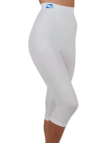 CzSalus Figurformende Anti-Cellulite Caprihose mit Massageeffekt - weiße Größe XS CzSalus Figurformende Anti-Cellulite Caprihose mit Massageeffekt - weiße Größe XS von CzSalus