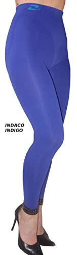 CzSalus Figurformende Anti-Cellulite lange Hose (Leggings) mit Massageeffekt (Indigo, M) von CzSalus
