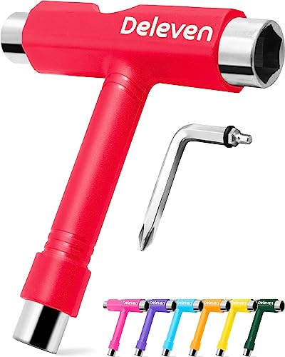 Deleven All-in-One Multifunktions-Leichtgewichtiges Tragbares Skate Tool mit 2-in-1 Inbusschlüssel & Phillips-Schraubendreher - Justiere Rollschuhe, Longboards, Skateboards, Quads, Achsen & Kingpin Deleven All-in-One Multifunktions-Leichtgewichtiges Tragbares Skate Tool mit 2-in-1 Inbusschlüssel & Phillips-Schraubendreher - Justiere Rollschuhe, Longboards, Skateboards, Quads, Achsen & Kingpin von D Deleven