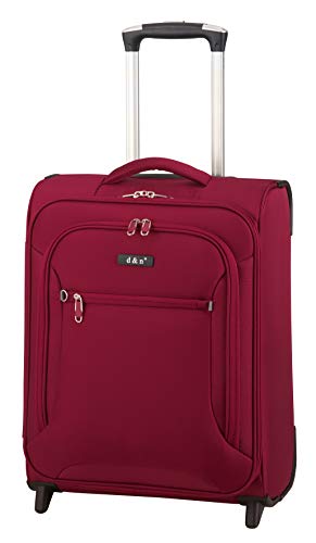 D&N Travel Line 6404 Koffer, 49 cm, 32L, Bordeaux von D & N