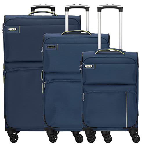 D&N Travel Line 6704 - Trolley-Set, 3tlg. blau von D & N