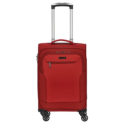 D&N Travel Line 6804 Koffer, 55 cm, 35L, dunkelrot von D & N