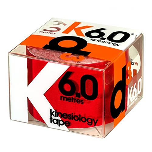 D3 D3Tape K6.0 K-Klebeband, 50 mm x 6 m, Rot, True Red, 50mm x 6m von D8