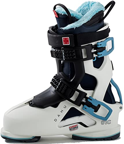 DAHU Ecorce 01 C W90 Skischuhe (230/235 EU 37,5, Quarz-White-Blue) von DAHU