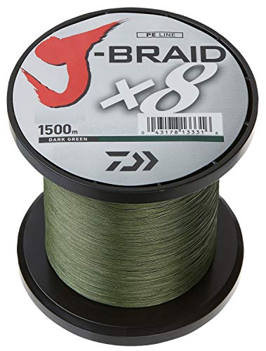 Daiwa J-Braid X8 0,51mm 56Kg 1500m Green Geflochtene Schnur Daiwa J-Braid X8 0,51mm 56Kg 1500m Green Geflochtene Schnur von Daiwa