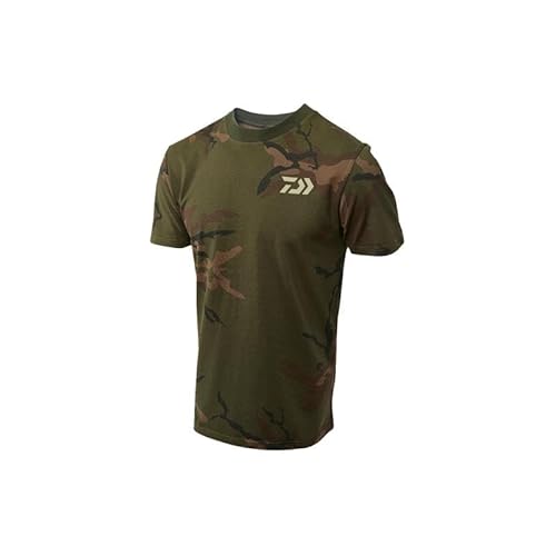 Daiwa Carp Camo T-Shirt Gr. L Angelshirt Anglershirt T-Shirt für Angler von DAIWA