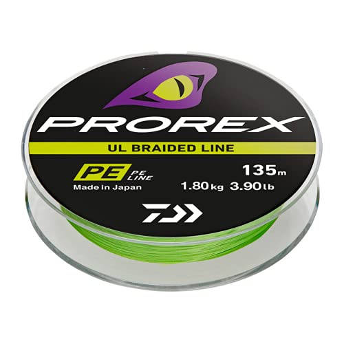 Daiwa Tresse 4 Brins Prorex Ul Pe Line - 135m - D.PE #0.25 - R.1.75kg - Chartreuse - 12996002 Daiwa Tresse 4 Brins Prorex Ul Pe Line - 135m - D.PE #0.25 - R.1.75kg - Chartreuse - 12996002 von Daiwa