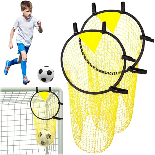 DAJASD 2 Stück Fußballtor Zielnetz, 45 x 60CM Fussball Ziel mit Rahmen, Nylongewebe Fussball Trainingszubehör für Schießgenauigkeit Verbesserung, Fußball Training Zubehör für Kinder, Erwachsene DAJASD 2 Stück Fußballtor Zielnetz, 45 x 60CM Fussball Ziel mit Rahmen, Nylongewebe Fussball Trainingszubehör für Schießgenauigkeit Verbesserung, Fußball Training Zubehör für Kinder, Erwachsene von DAJASD
