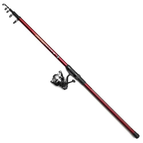 DAM Backbone II Tele, Angelruten, Spinnruten, Allround-Angeln, Unisex, Schwarz, 3m | 60-160g DAM Backbone II Tele, Angelruten, Spinnruten, Allround-Angeln, Unisex, Schwarz, 3m | 60-160g von DAM