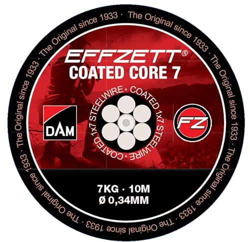 DAM - EFFZETT - 1 X 7 Stahlvorfach - beschichtet - 10M - 0,34mm - 7kg DAM - EFFZETT - 1 X 7 Stahlvorfach - beschichtet - 10M - 0,34mm - 7kg von DAM