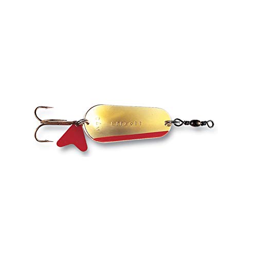 DAM Raubfischköder zum Spinnfischen Effzett Standard Spoon, Größe/Gewicht/Farbe:5.5cm / 22g / Silberfarben-Goldfarben DAM Raubfischköder zum Spinnfischen Effzett Standard Spoon, Größe/Gewicht/Farbe:5.5cm / 22g / Silberfarben-Goldfarben von DAM
