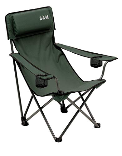 DAM Faltstuhl mit Getränkehalter, Campingstuhl, Dunkelgrün, 70x85x98cm, 8470007 DAM Faltstuhl mit Getränkehalter, Campingstuhl, Dunkelgrün, 70x85x98cm, 8470007 von DAM