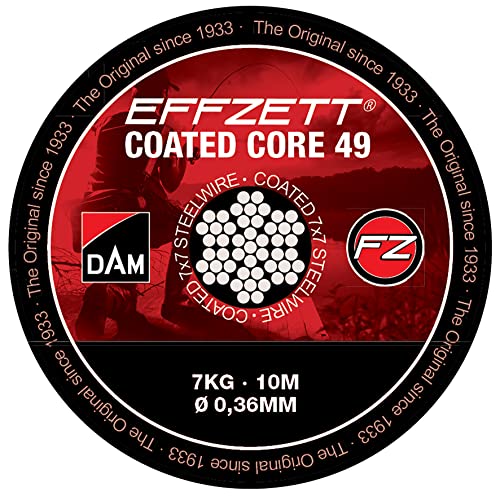 DAM Fz Effzett 7x7 Coated Core 49 10m 20kg 56411 Stahlvorfach Knotbar DAM Fz Effzett 7x7 Coated Core 49 10m 20kg 56411 Stahlvorfach Knotbar von DAM