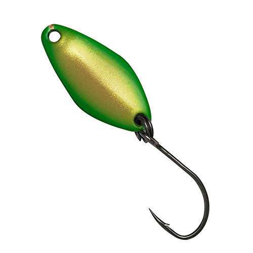 DAM Fz Effzett Area Pro Trout Spoon Nr. 2 2,3cm 23mm 1,6g Green Gold 60183 Spoons Ultra Light Fischen Forellenangeln von DAM